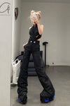 Windowsen wide -leg ski pants PS23P005 black